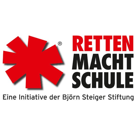 Logo der Björn Steiger Stiftung 'Retten macht Schule'